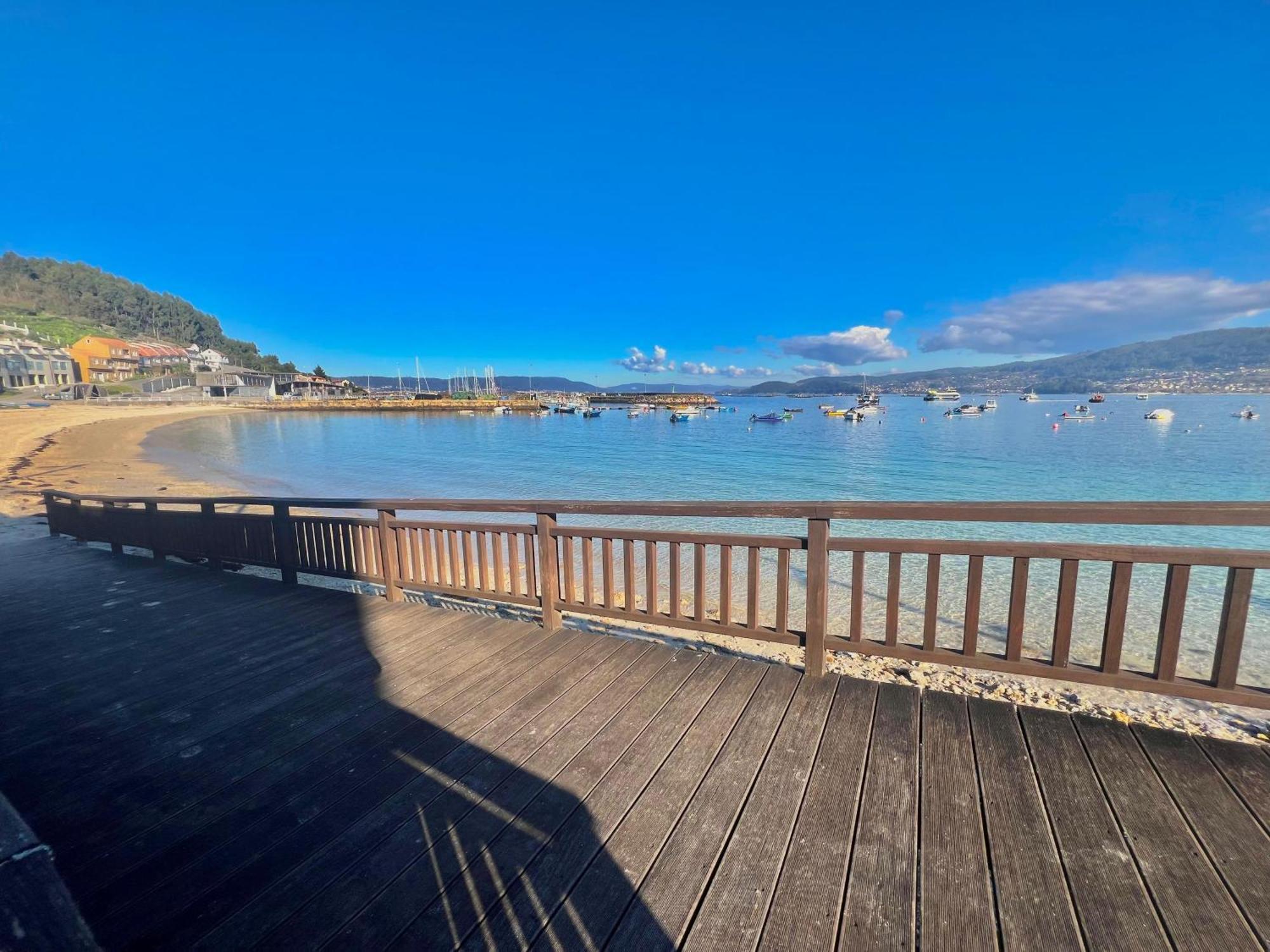 Apartamento Centrico Cerca De La Playa Bueu Exterior foto